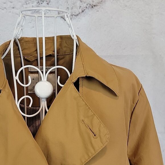 a new day Women's Camel Colored Trench Coat Size S - Picture 4 of 11